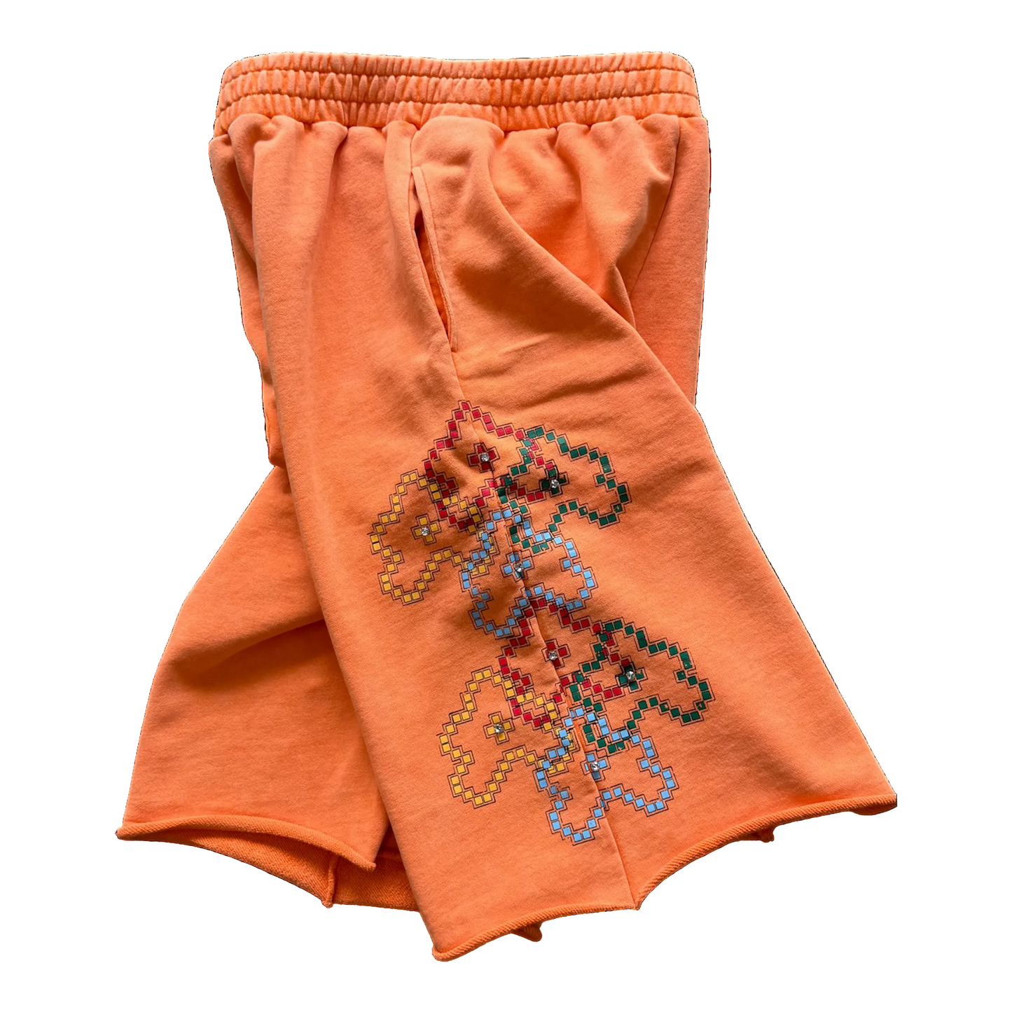 Flower Rivet Shorts